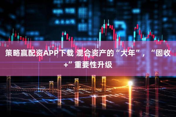 策略赢配资APP下载 混合资产的“大年”，“固收+”重要性升级
