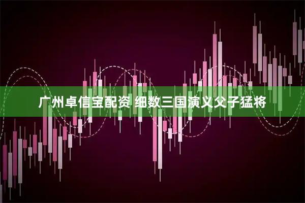 广州卓信宝配资 细数三国演义父子猛将
